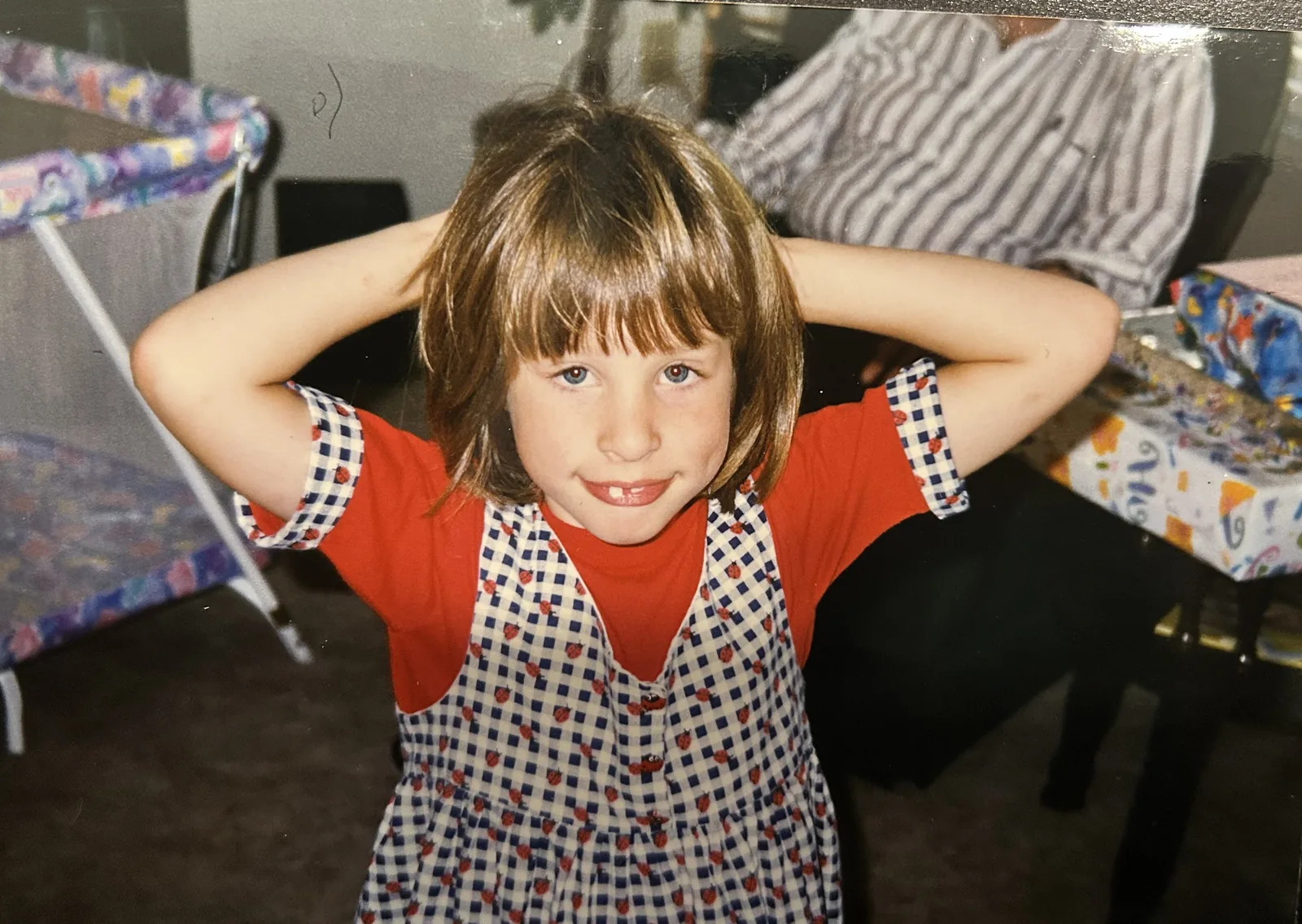Dr. Lauren Sytek as a young girl, before the braces that set her on the path to orthodontics